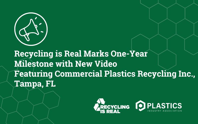 PLASTICS Releases New Recycling is Real Video Featuring Printpack, Atlanta, GA