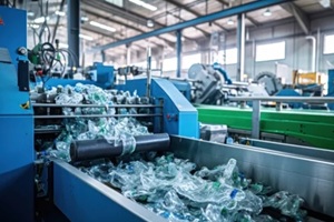 waste plastic processing plant