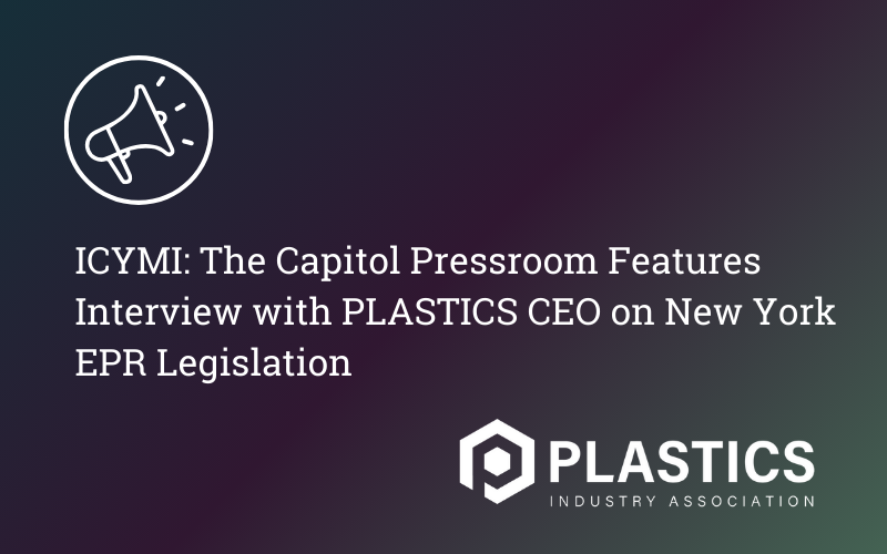 PLASTICS Industry Association Holds Albany, New York Legislative Fly-In